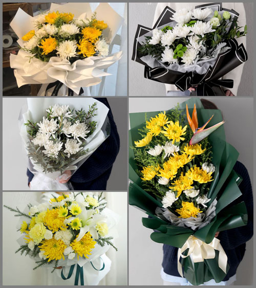 广东梅州市五华县周江镇中兴村白事花束代送